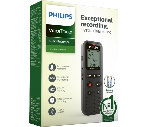 Philips Dyktafon cyfrowy DVT1160 - 1150106 - zdjęcie 4